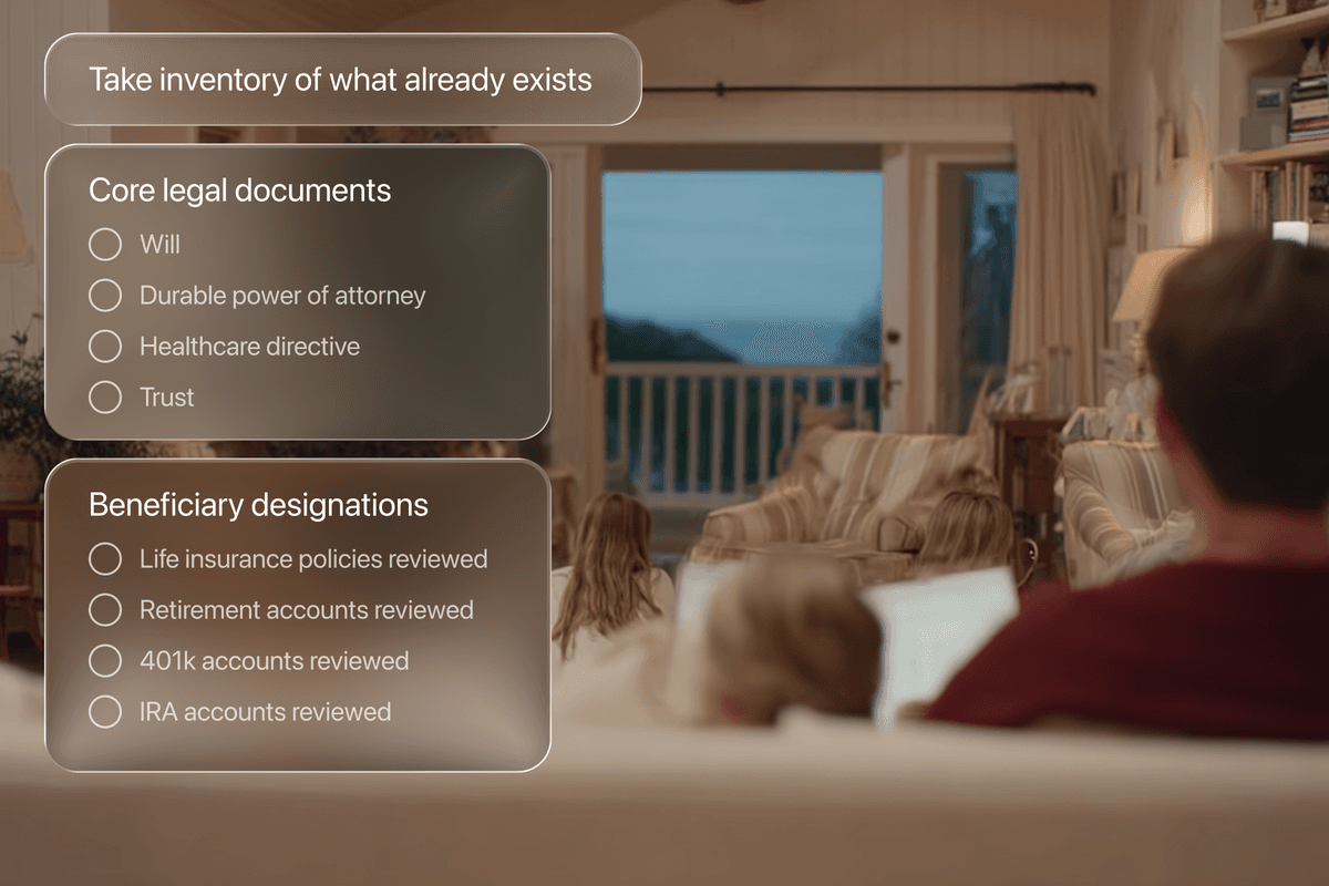 Estate planning documents checklist
